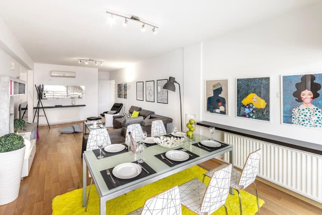 Luxurious Bright & Stylish 2Br With Office In Nicosia Apartment Ngoại thất bức ảnh